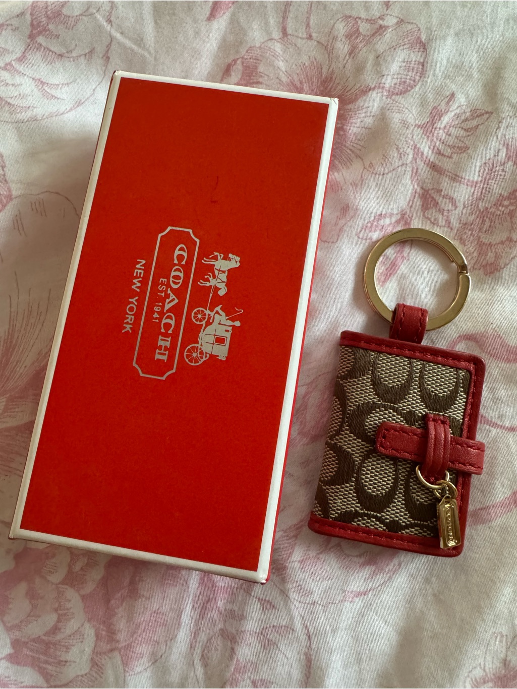 Coach Photo Book Keychain